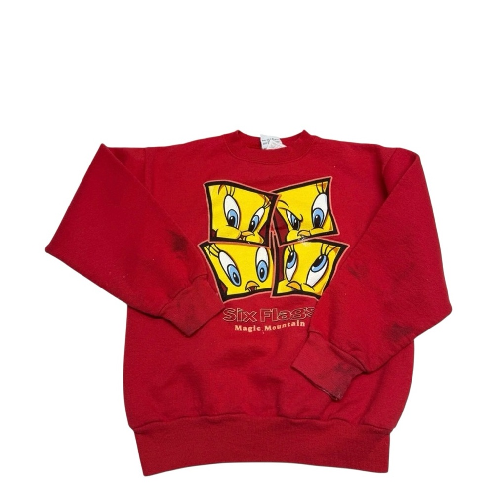 Vintage Tweetie Bird Six Flags Magic Mountain Graphic Sweatshirt